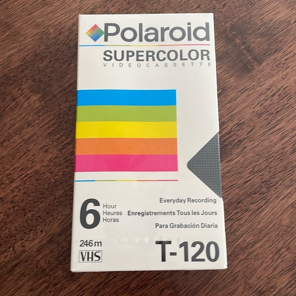 Polaroid super color video cassette vhs sealed - Picture 1 of 7
